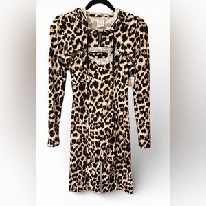 No Boundaries Kids Dress with Animal Print